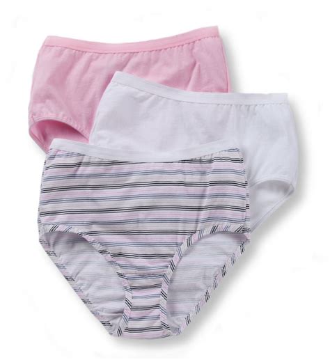 fruit of the loom ladies cotton briefs